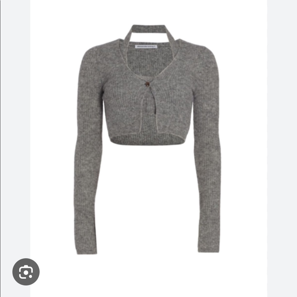 Alexander Wang Twinset Halter pullover cardigan